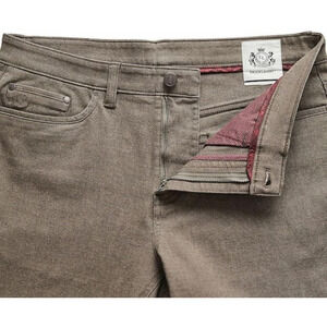 English Laundry Men's 5 Pocket Heavyweight Mid-Rise Jeans Brown